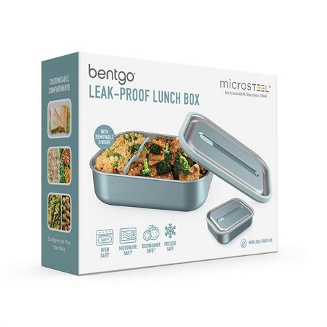 metal bento style lunch box|bentgo microsteel lunch box.